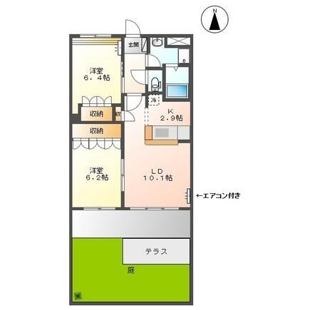 サンプロスパーガルデン 間取り図画像