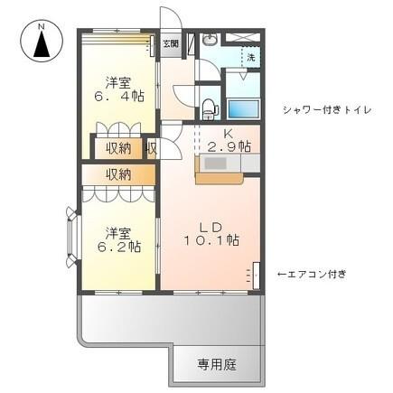 サンプロスパーガルデン 間取り図画像
