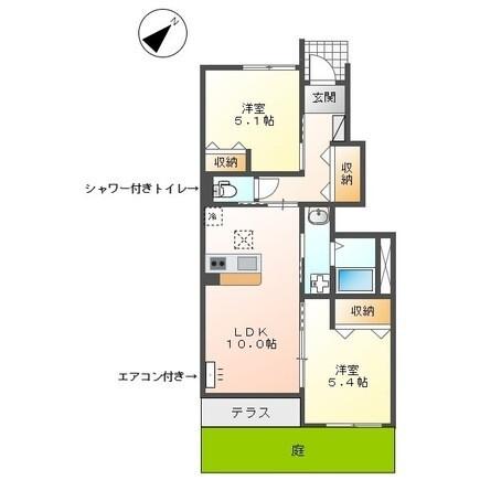 グレースベリー 間取り図画像