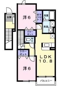 カプチーノA 間取り図画像