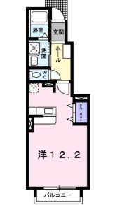 ベルソレイユ 間取り図画像