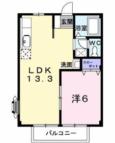 サンハイツ西浦 間取り図画像