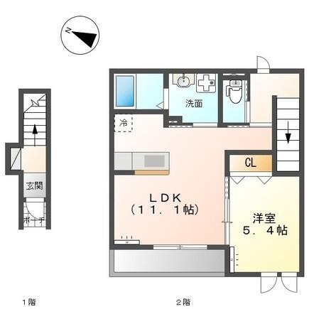 ロートス（201） 間取り図画像