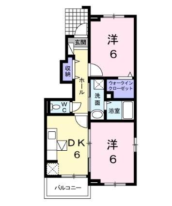 メローライフA 間取り図画像