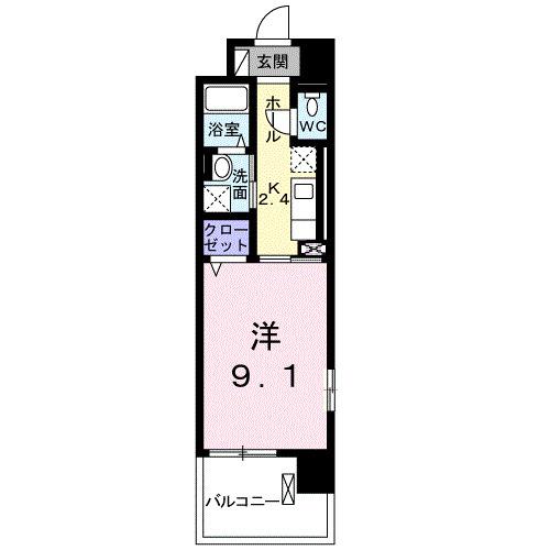 メゾン　ラフィネ（601） 間取り図画像
