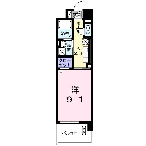レジデンス西川（307） 間取り図画像