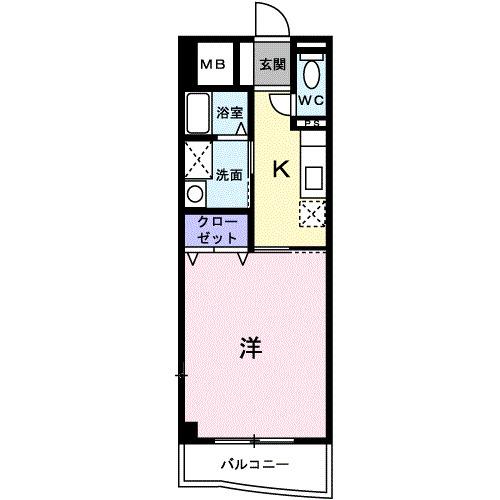 エル・クレール（302） 間取り図画像