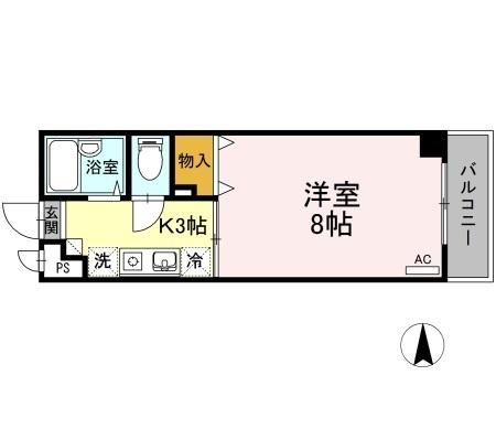 森ビル（307） 間取り図画像