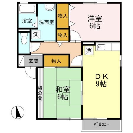 シャンテＫＵＲＯＺＵＭＩ（202） 間取り図画像
