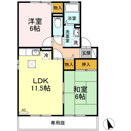 Ｂａｙ　Ｌｅａｆ（102） 間取り図画像