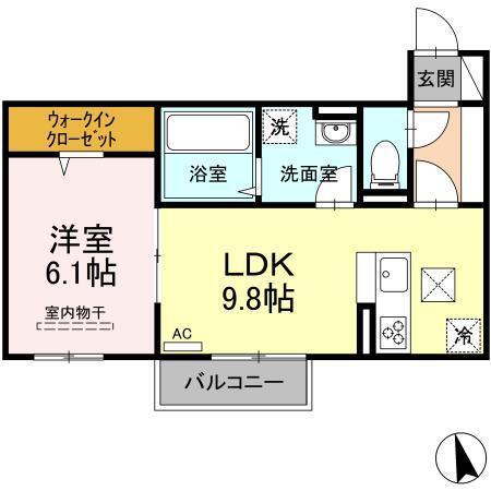 グランソレイユ（103） 間取り図画像
