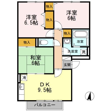 ソシア（303） 間取り図画像