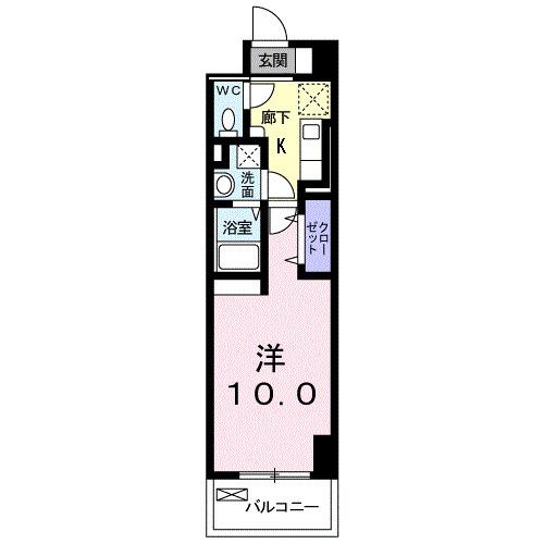 レジデンス柳町（903） 間取り図画像