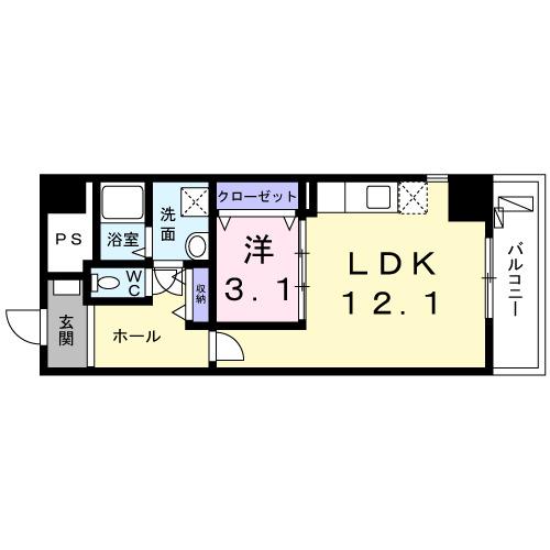 グランツコート　Ⅱ（103） 間取り図画像
