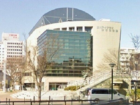 岡山市立幸町図書館：450m