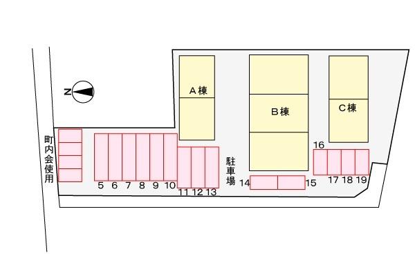 メゾン長船 　B 駐車場