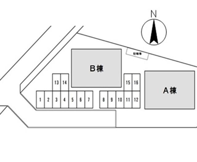 ヴェッセル B 駐車場