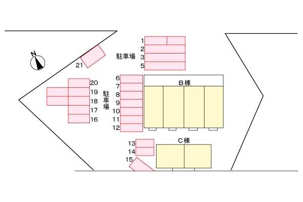 サンシティ臼井　B 駐車場