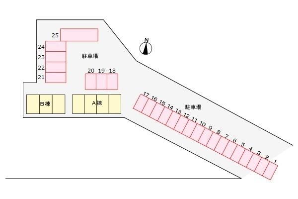 フォーチュネットA棟 駐車場