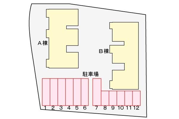 ガーデンコートB 駐車場