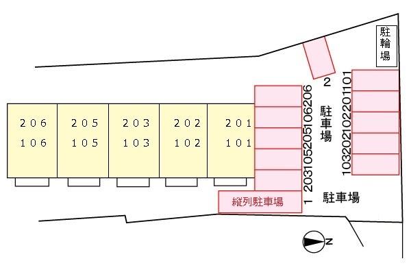 エンゼルハイツ中砂 駐車場