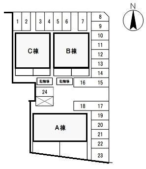 アーバンハイツ中井　B 駐車場