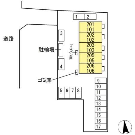 チェリーガーデン 駐車場