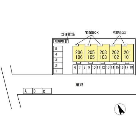 Ｌａ・Ｍｉｃｈｅｌｌｅ 駐車場