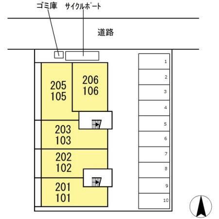 あかりⅡ 駐車場