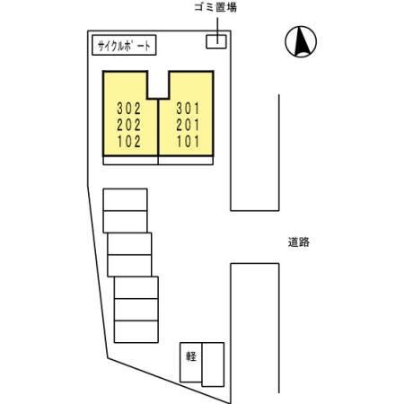 サンフレスカ 駐車場