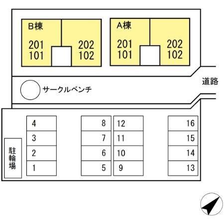 パストラーレ　Ａ棟 駐車場