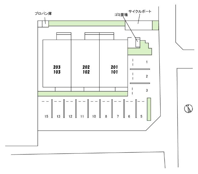 フェコラ（BELS認証） 駐車場