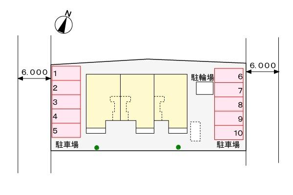 AIRA　Ⅰ 駐車場