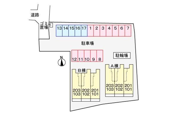 フォレストガーデン A 駐車場