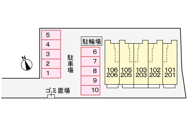 ラフィーネ 駐車場