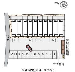 クレイノ西大寺（107） 駐車場