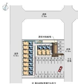 レオパレス伊料 駐車場