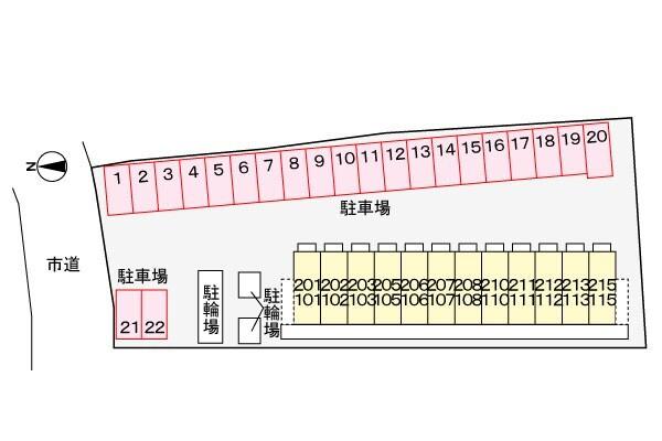 ニューシティサルビア 駐車場