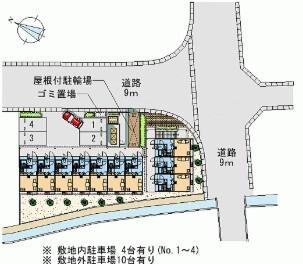 レオパレス大田南館 駐車場