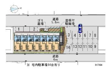 レオパレスｏｒｃｈｉｄ 駐車場
