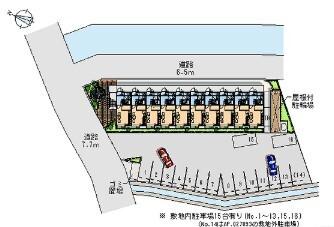 レオパレスアークハイツ 駐車場
