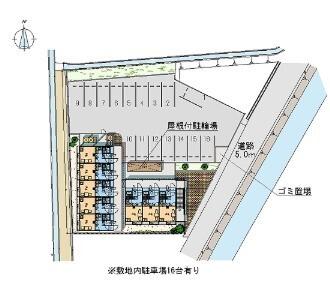 レオパレスハーベスト 駐車場