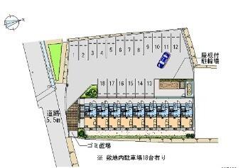 レオパレスカラマス 駐車場