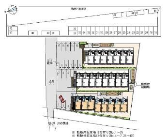 レオパレス福岡A 駐車場