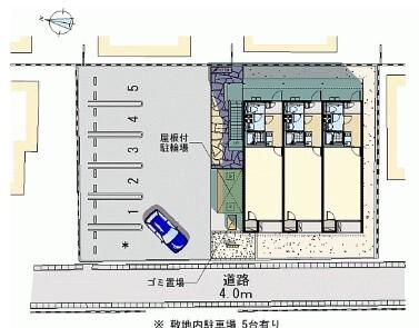 レオネクストアイリス倉富 駐車場