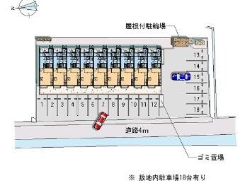レオパレスシュウⅠ 駐車場