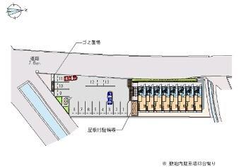 レオパレス倉安川 駐車場