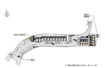 レオパレス赤田Ⅱ 駐車場