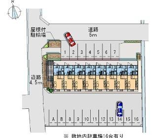 レオパレスルーチェ 駐車場