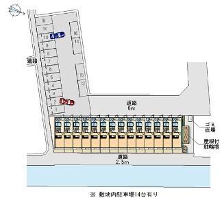 レオパレス藤崎 駐車場